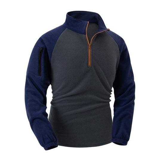 Pull polaire à pochettes pour hommes