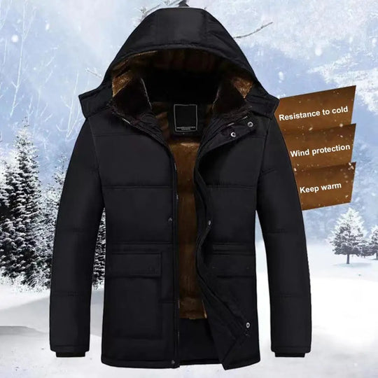 Veste coupe-vent à capuche pour hommes