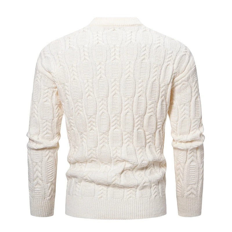 Pull décontracté tricoté doux pour hommes