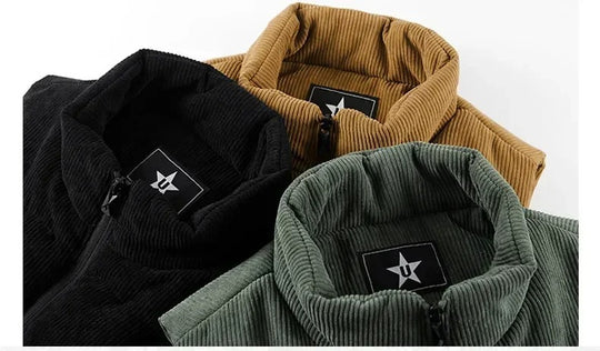 Gilet chaud en polaire pour hommes