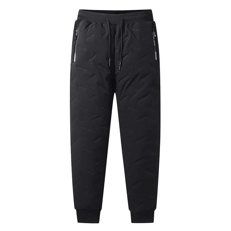 Pantalon de jogging en laine épaissie pour hommes