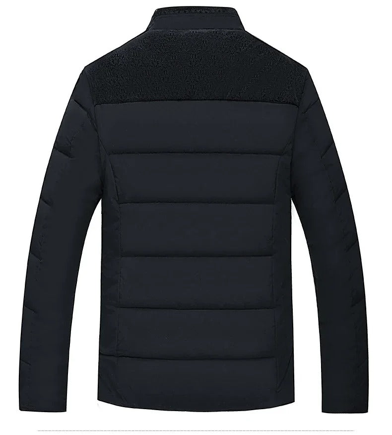 Parka épaisse en peluche d'hiver pour hommes