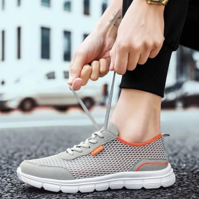 Baskets respirantes en maille pour hommes