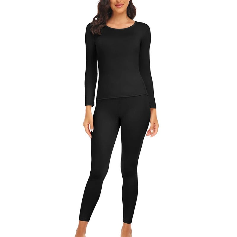 Ensemble de sous-vêtements thermiques pour femmes