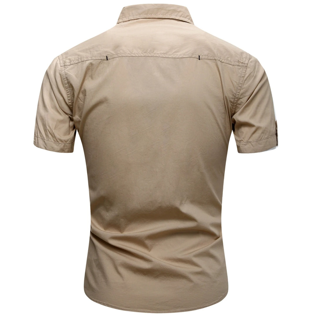 Chemise de travail tactique en coton pour homme