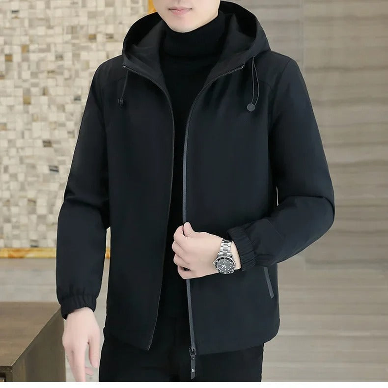 Veste coupe-vent en polaire thermique pour hommes