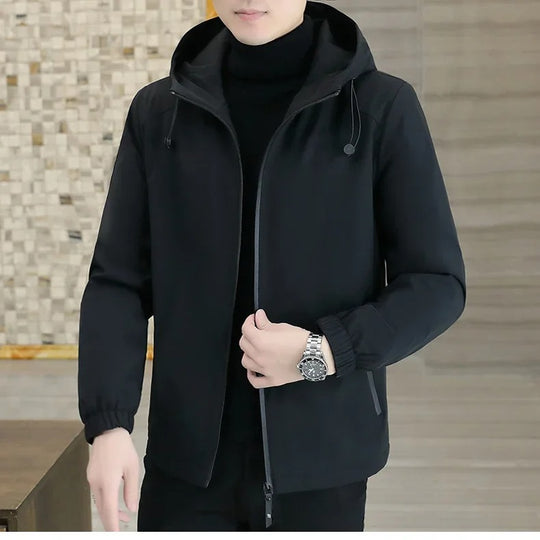 Veste coupe-vent en polaire thermique pour hommes