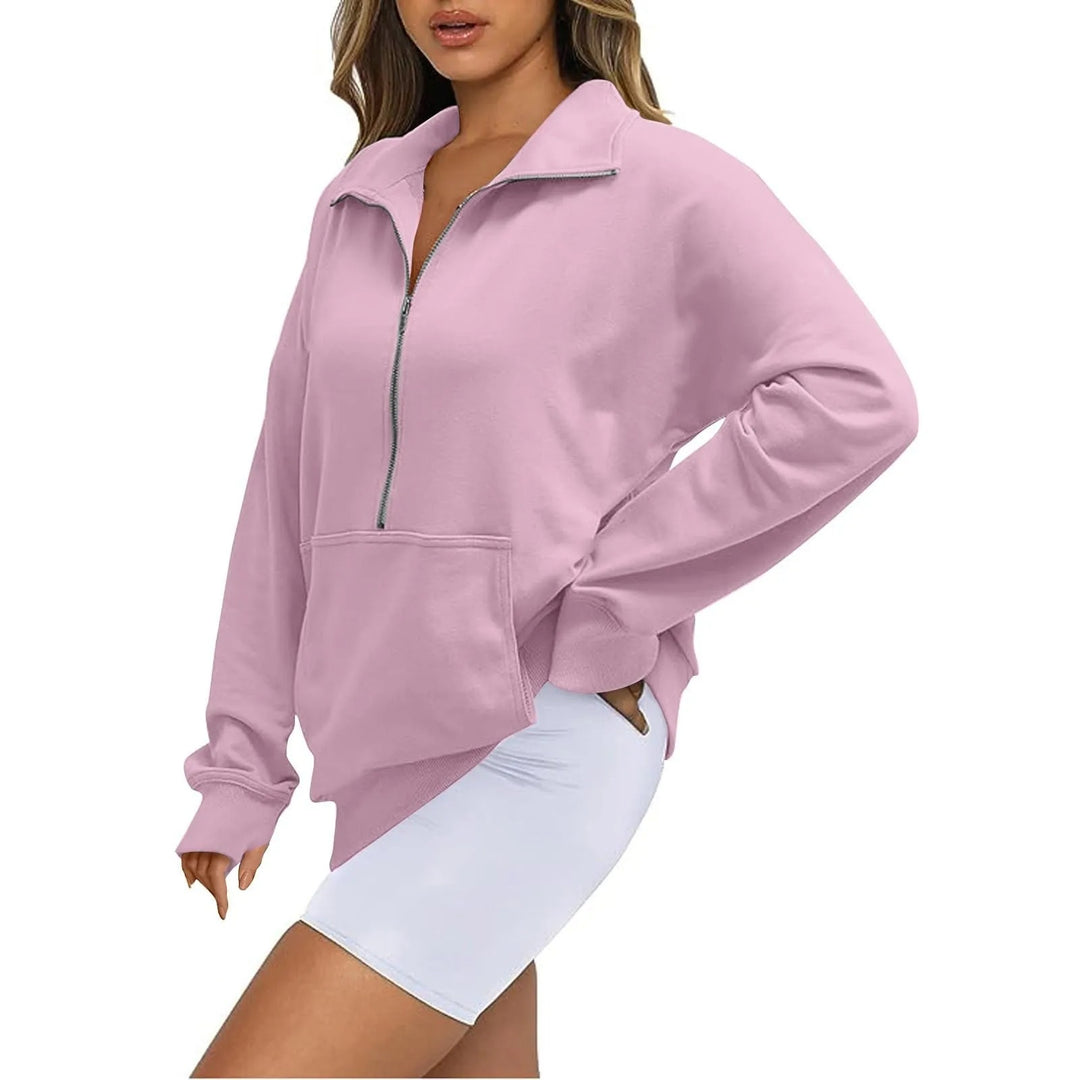 Veste polaire à col montant pour femmes