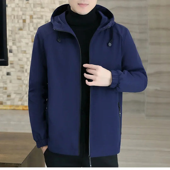 Veste coupe-vent en polaire thermique pour hommes