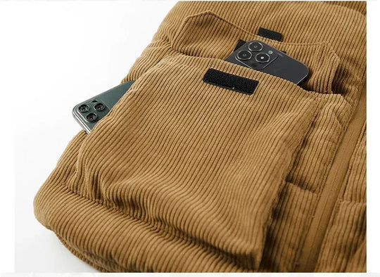 Gilet chaud en polaire pour hommes
