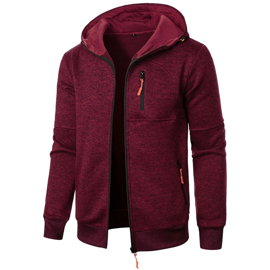 Veste de sport décontractée à capuche pour hommes