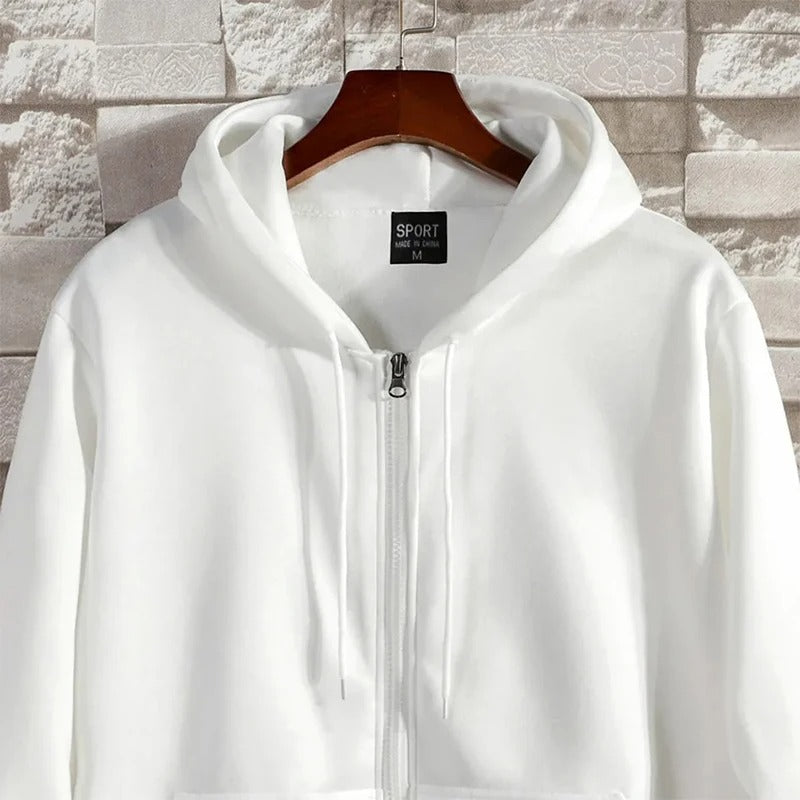 Hoodies décontractés à fermeture éclair pour hommes