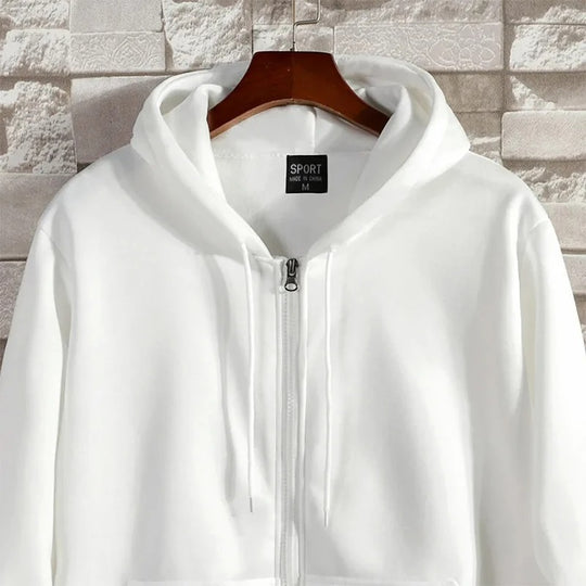 Hoodies décontractés à fermeture éclair pour hommes