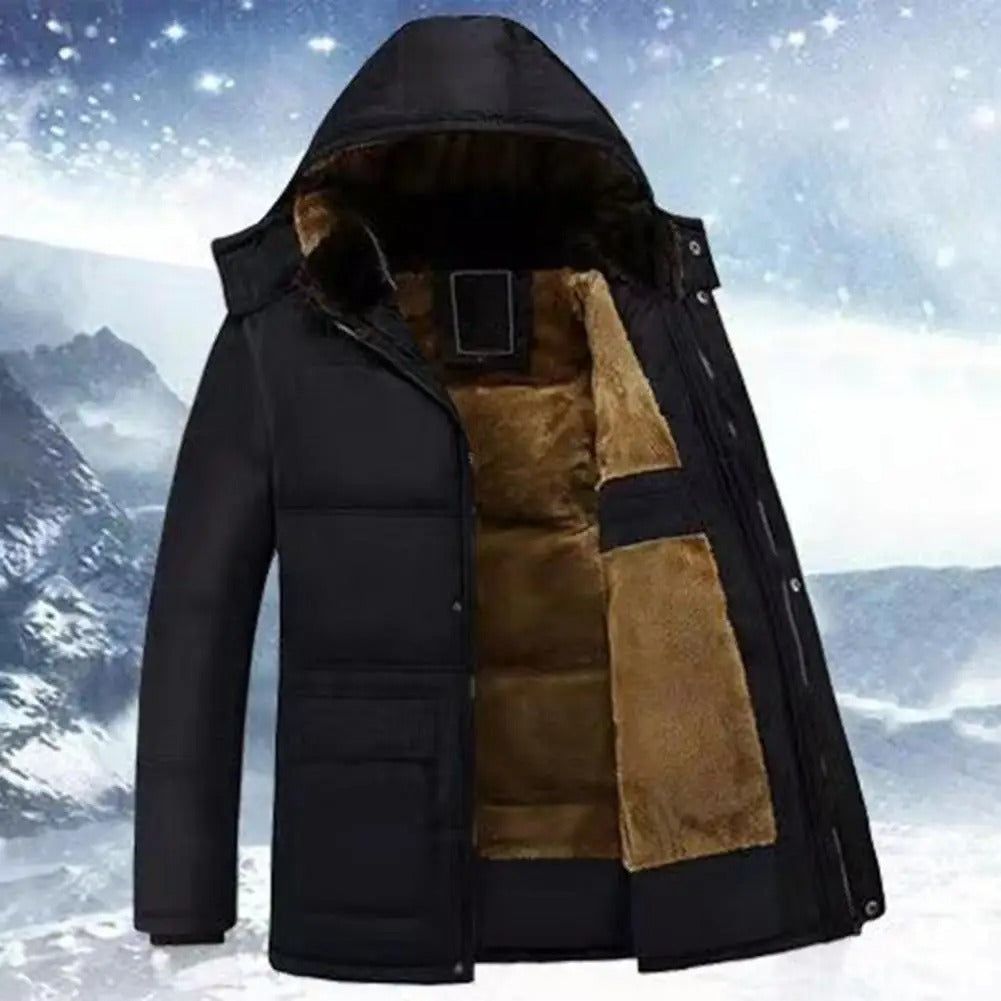 Veste coupe-vent à capuche pour hommes