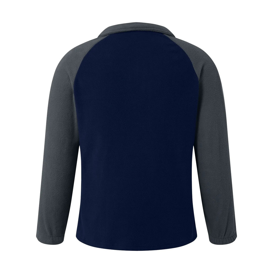 Pull polaire à pochettes pour hommes