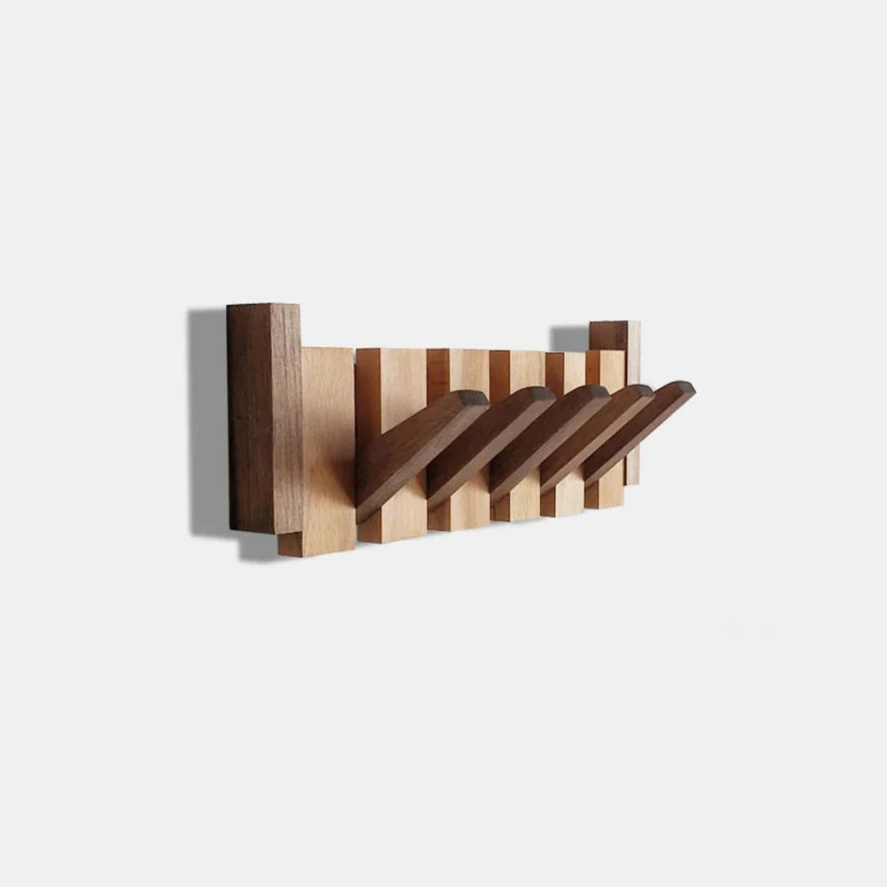 Porte-manteau Mural en Bois Design