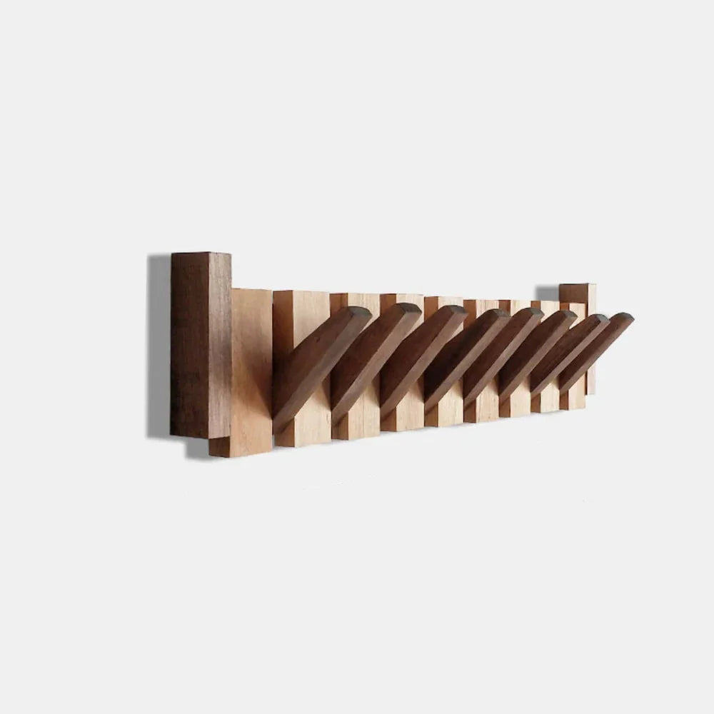 Porte-manteau Mural en Bois Design
