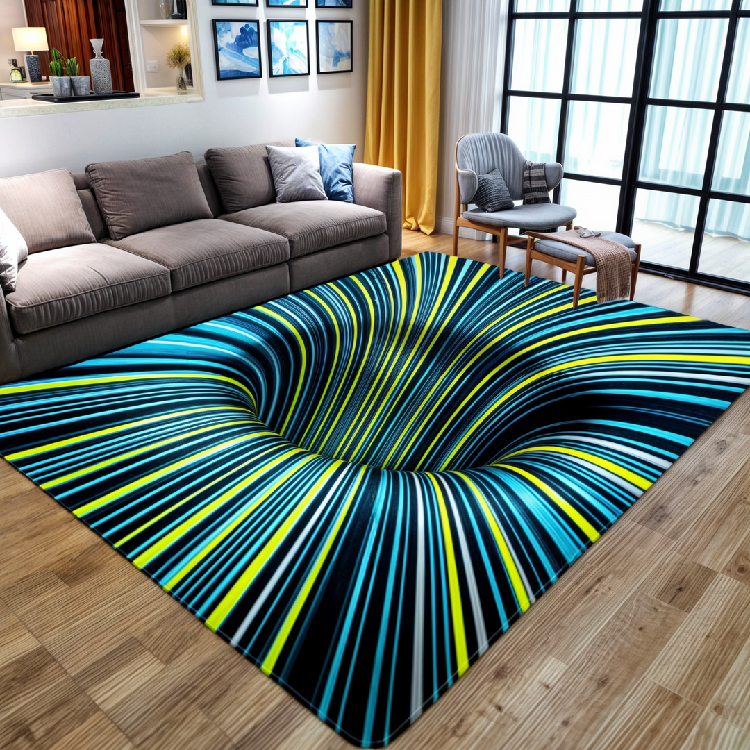 Tapis à illusion géométrique