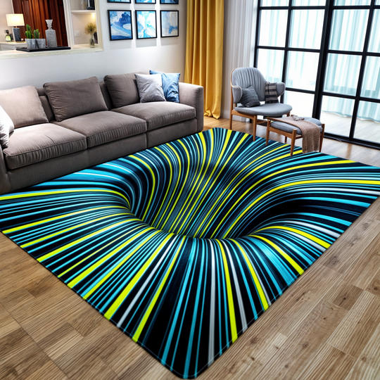 Tapis à illusion géométrique