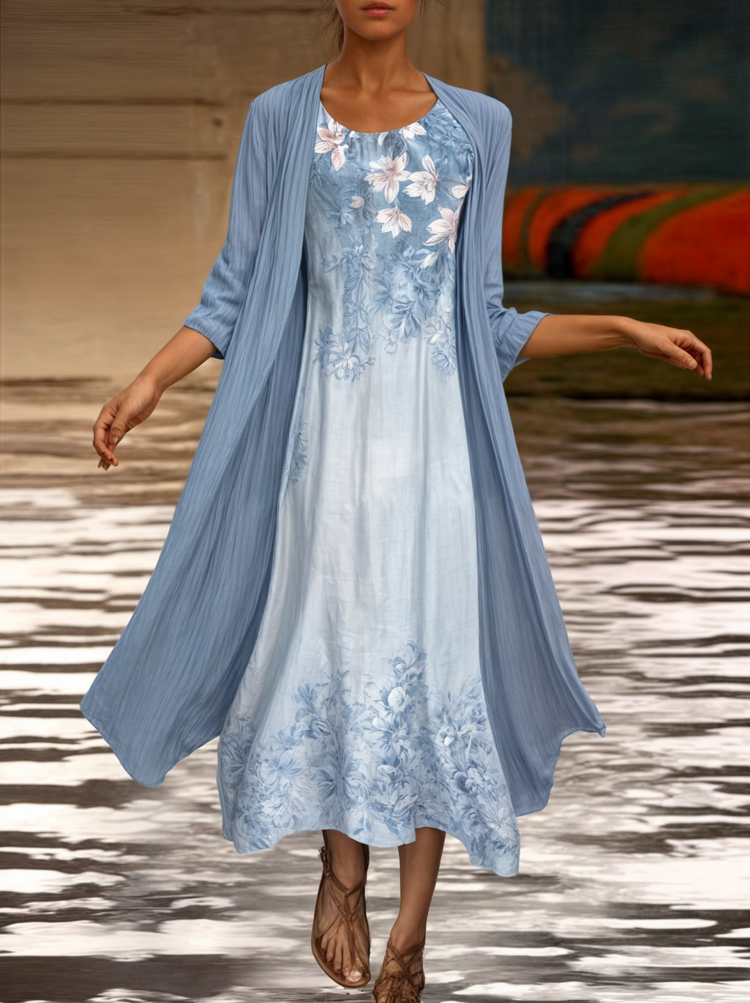 Robe de femme printanière