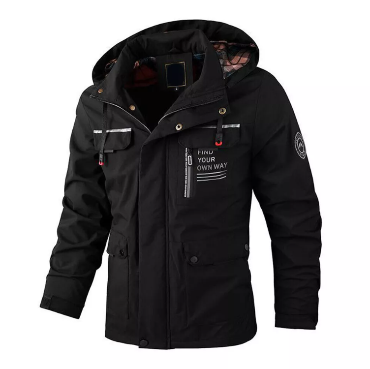 Veste coupe-vent décontractée pour hommes