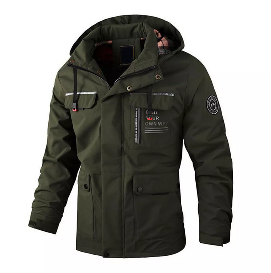 Veste coupe-vent décontractée pour hommes