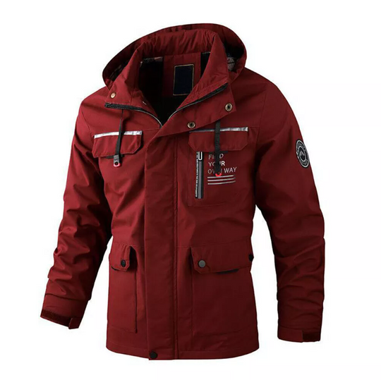 Veste coupe-vent décontractée pour hommes