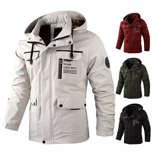 Veste coupe-vent décontractée pour hommes