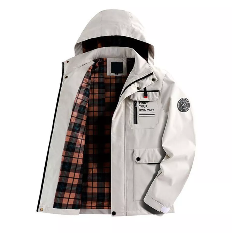 Veste coupe-vent décontractée pour hommes