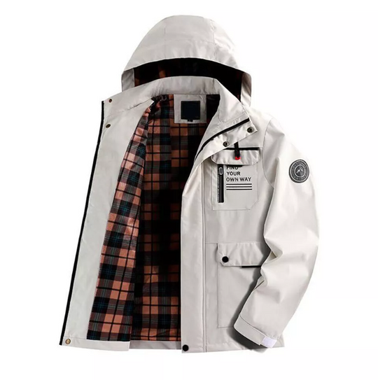 Veste coupe-vent décontractée pour hommes