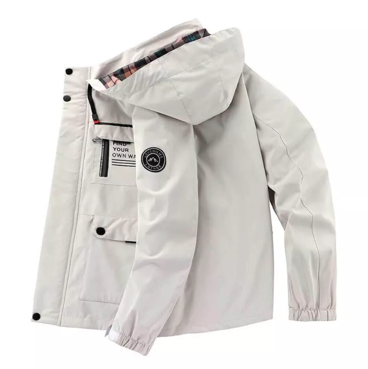 Veste coupe-vent décontractée pour hommes