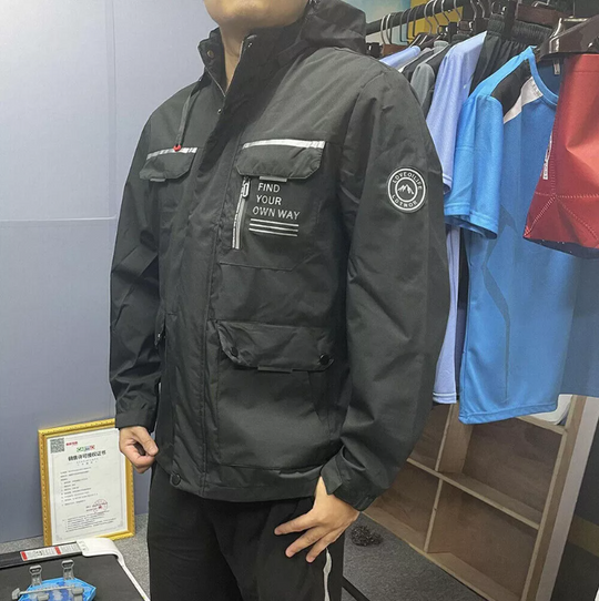 Veste coupe-vent décontractée pour hommes