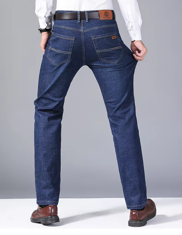 Jeans classiques en denim pour hommes