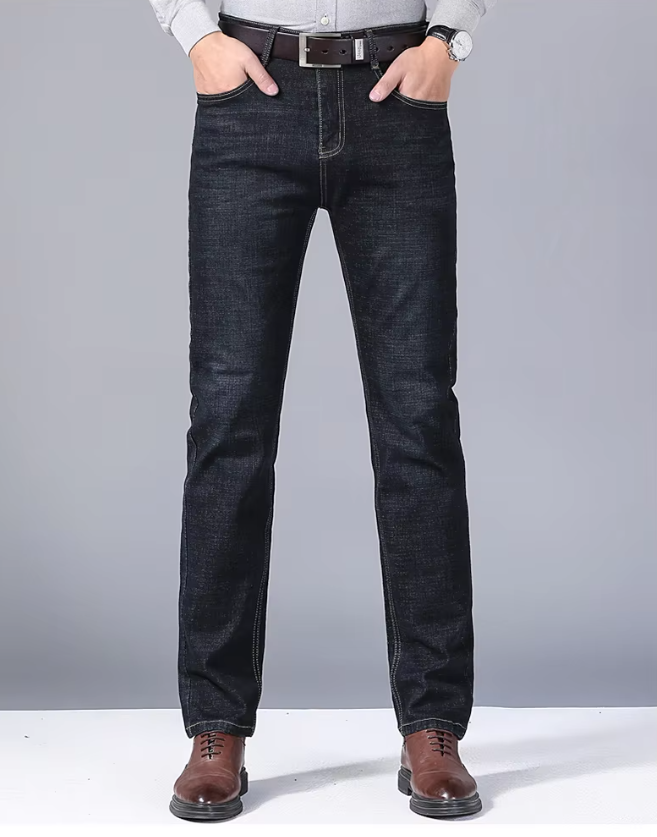 Jeans classiques en denim pour hommes