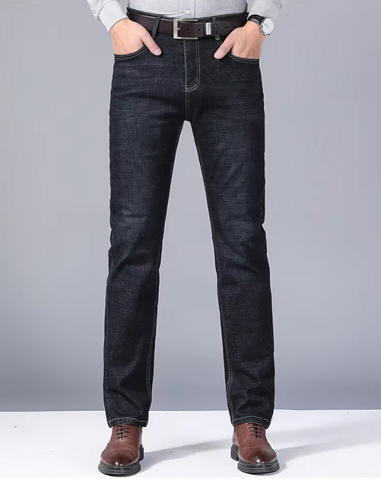 Jeans classiques en denim pour hommes