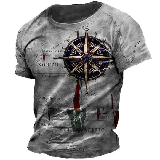 T-shirt vintage Compass pour homme