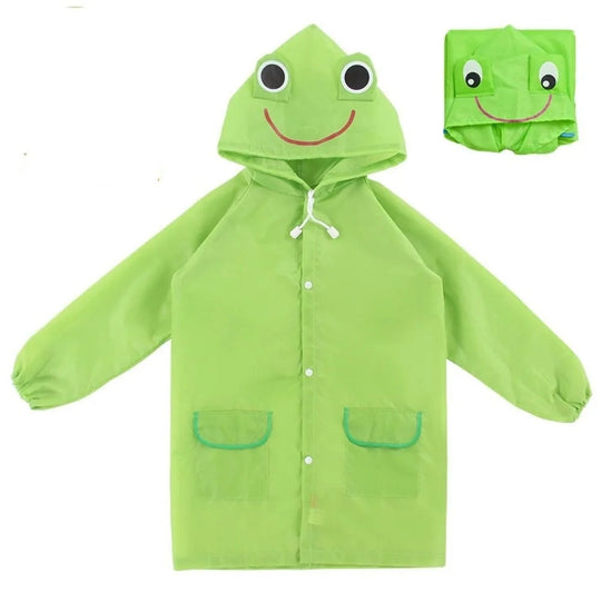 Manteau de pluie de dessin animé pour enfants