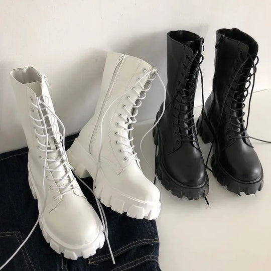 Bottes mi-mollets pour femmes