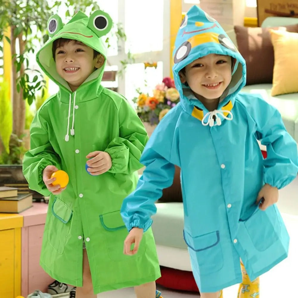 Manteau de pluie de dessin animé pour enfants