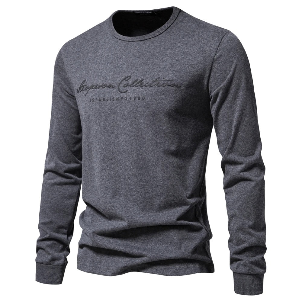 T-shirt décontracté imprimé de lettres pour hommes
