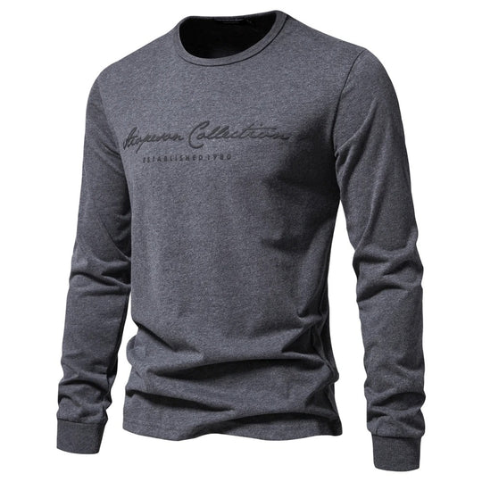 T-shirt décontracté imprimé de lettres pour hommes
