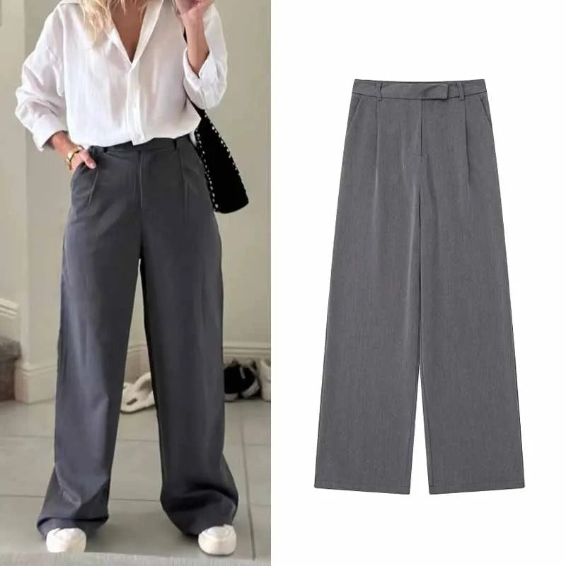 Pantalon à jambes larges pour femmes