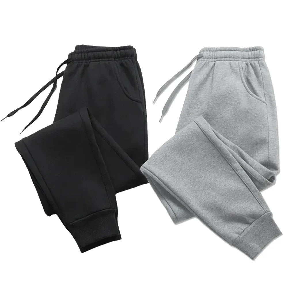 Pantalon de survêtement décontracté en polaire pour hommes