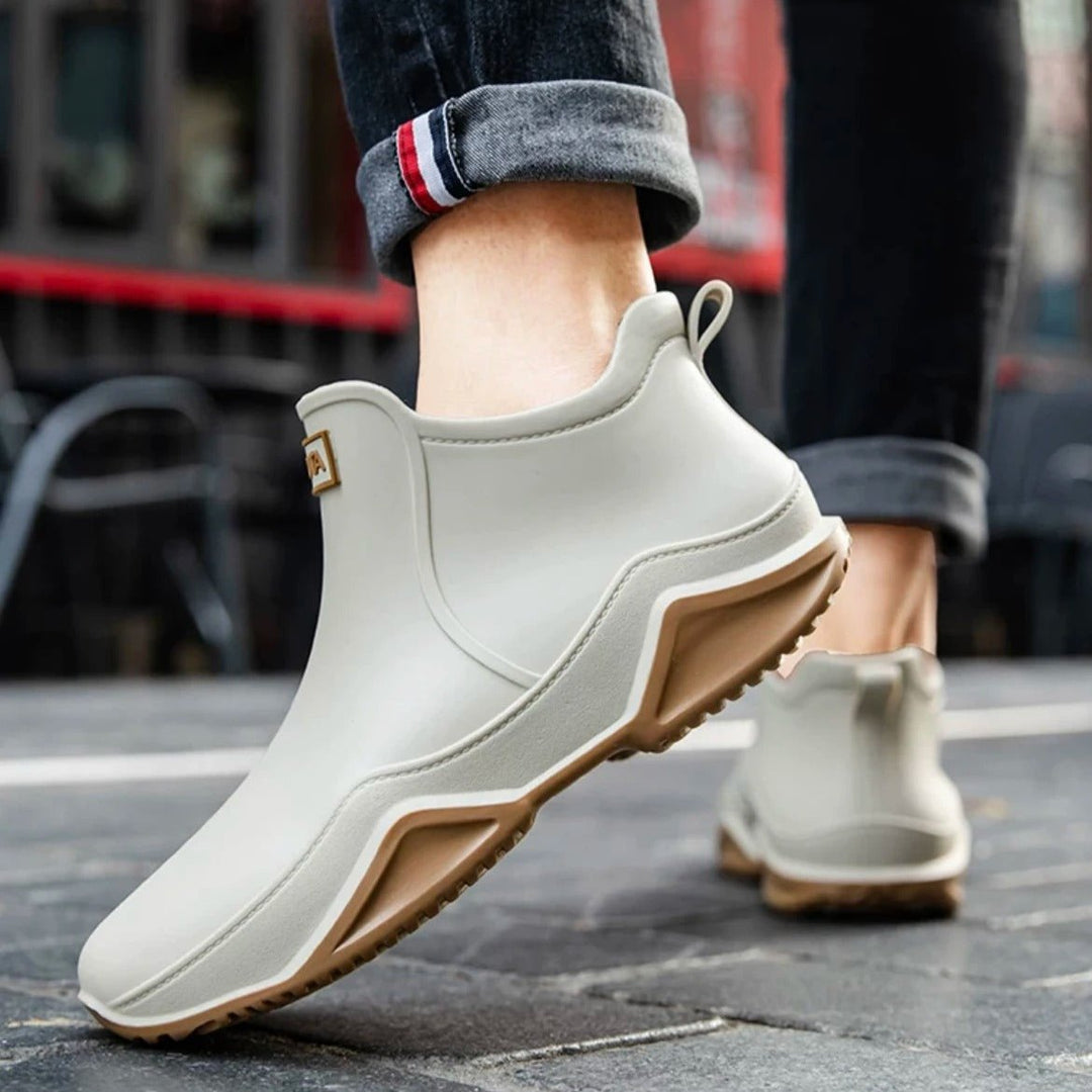 Bottines en caoutchouc antidérapantes imperméables