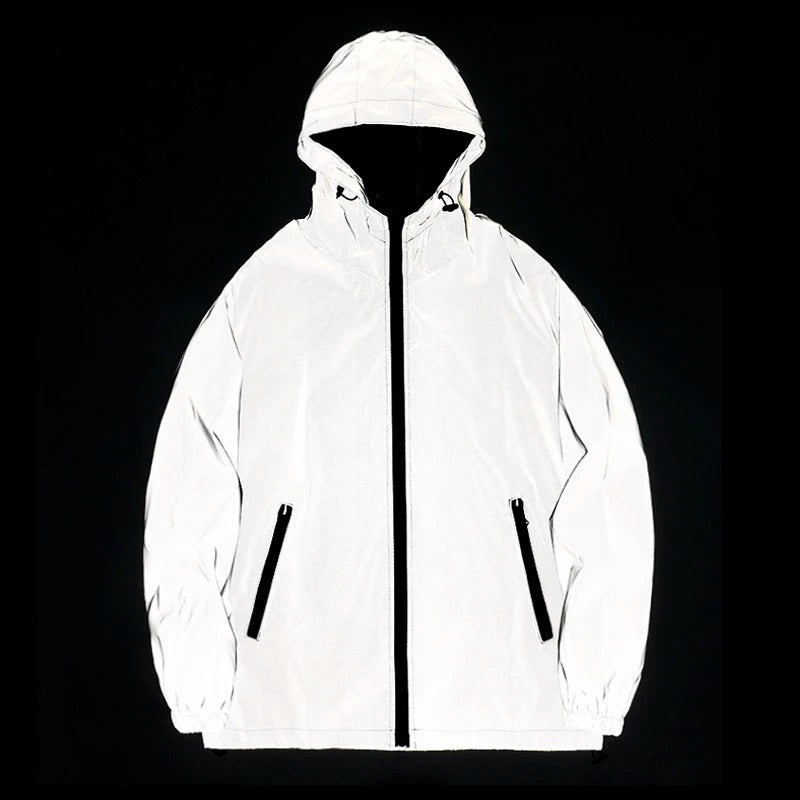 Veste coupe-vent réfléchissante
