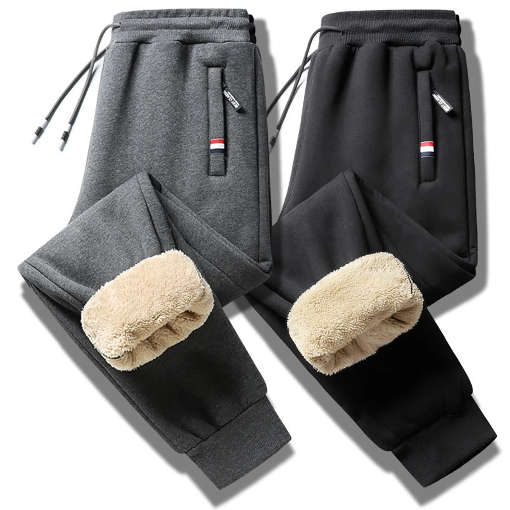 Pantalon de survêtement à poche zippée pour hommes