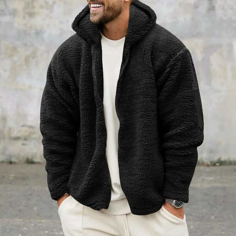 Veste polaire double face pour hommes