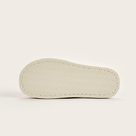 Chaussons d'intérieur en lin pour homme