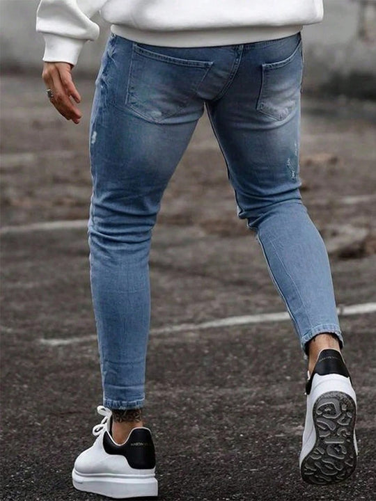 Jean skinny déchiré pour homme