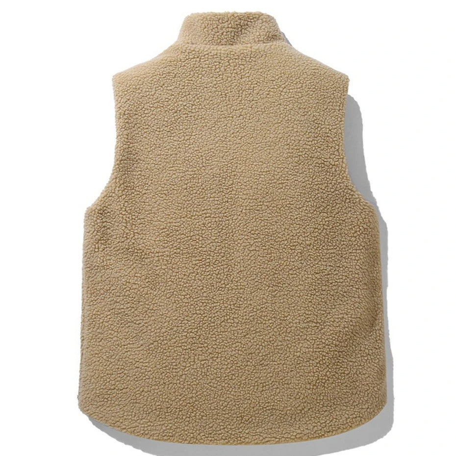 Gilet d'hiver en polaire pour hommes